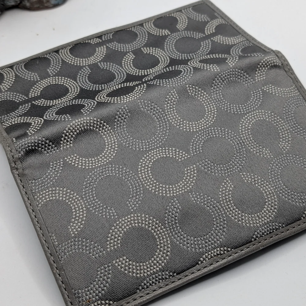 Coach Optic C Checkbook Cover - Picture 6 of 6